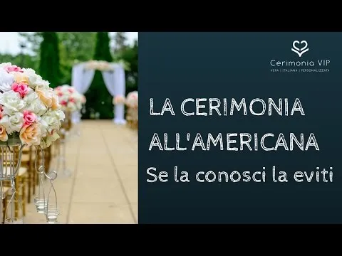 Come organizzare un matrimonio all americana